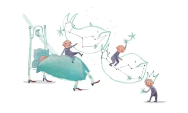 Ilustracija čebele z Darko Erdelij