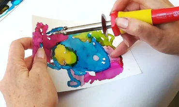 Slikarske delavnice – spoznavamo akvarel in alkoholne inke